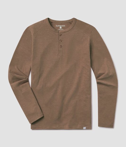Max Comfort Henley LS - Natural