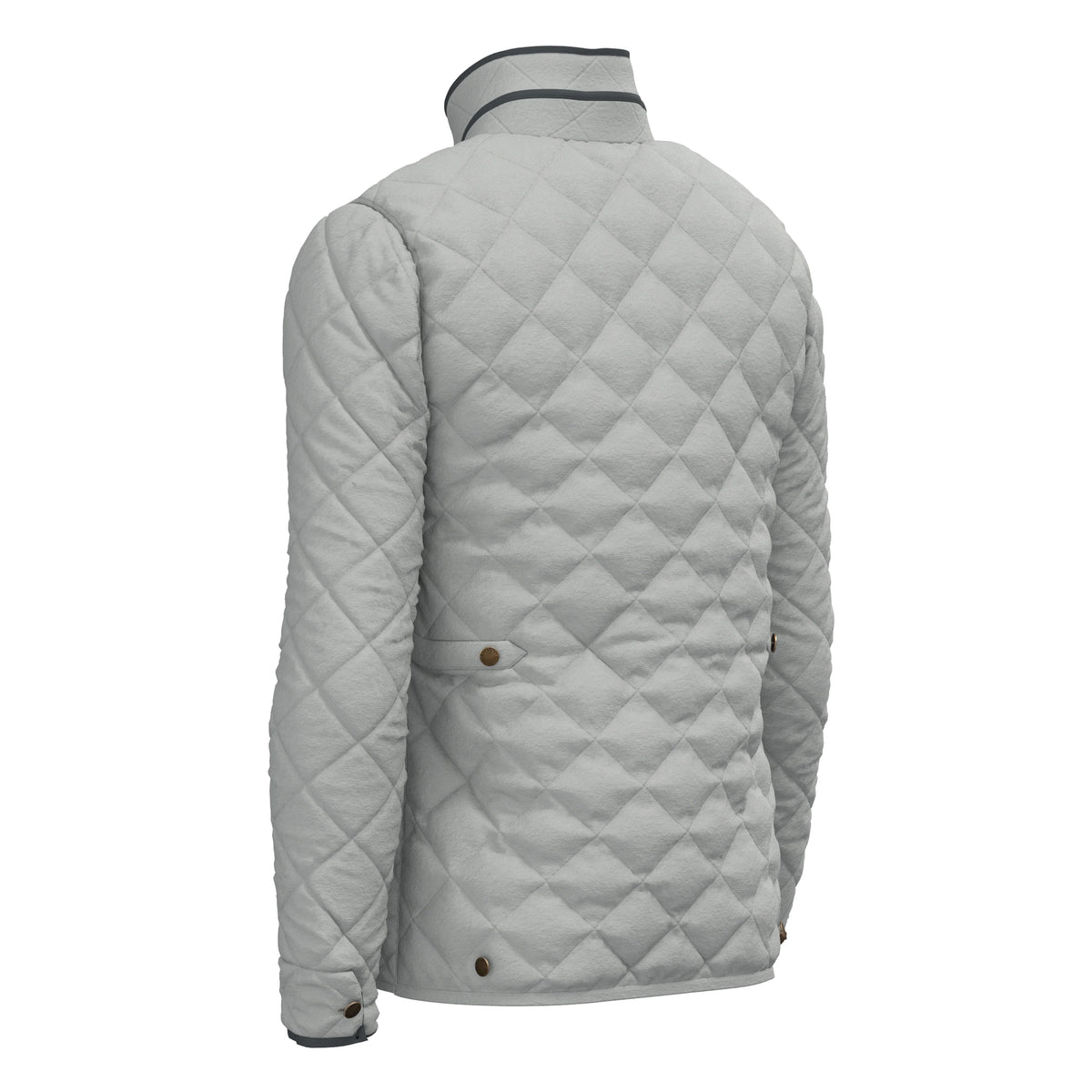 Local Boy Diamond Quilted Jacket (Ash)