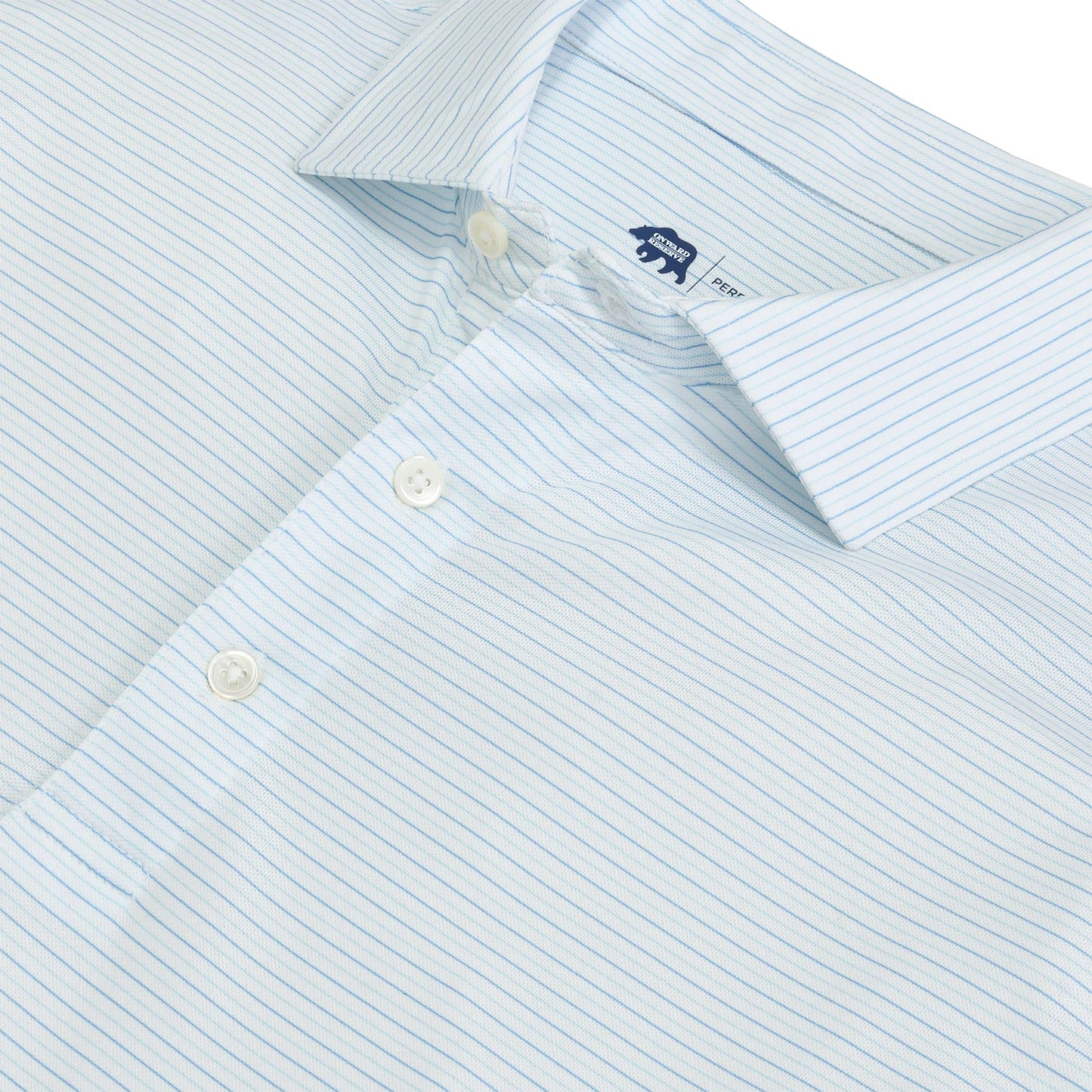 Onward Reserve Tour Stripe Performance Pique Polo (Dutch Canal)