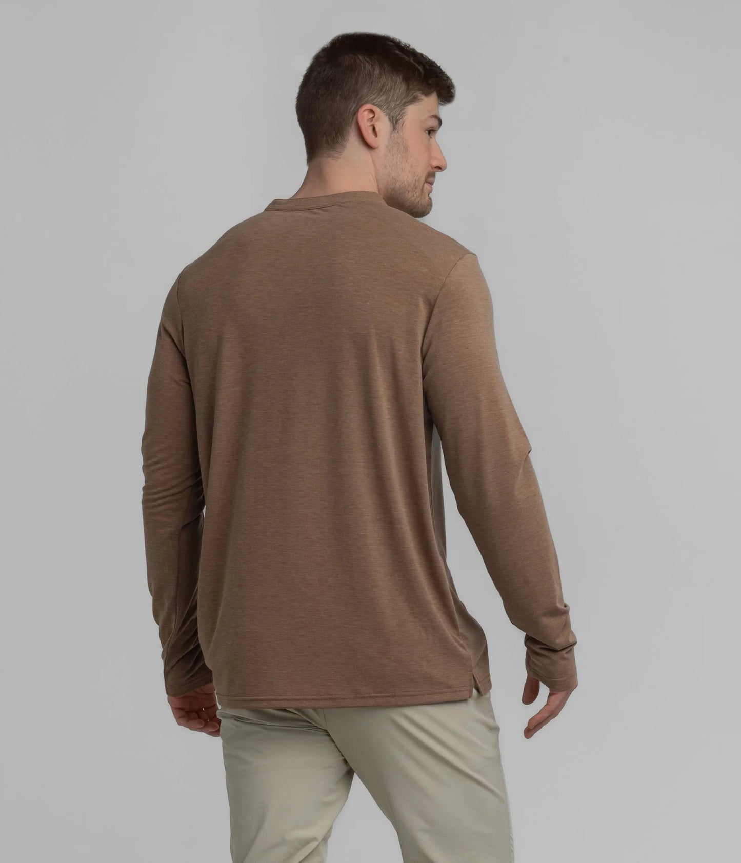 Max Comfort Henley LS - Natural