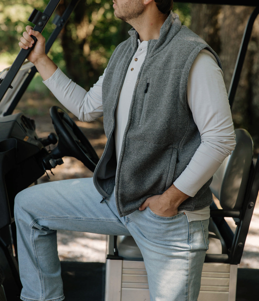 Basecamp Fleece Vest- Granite