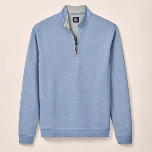 Johnnie-O Sully Quarter-Zip Pullover (Laguna Blue)