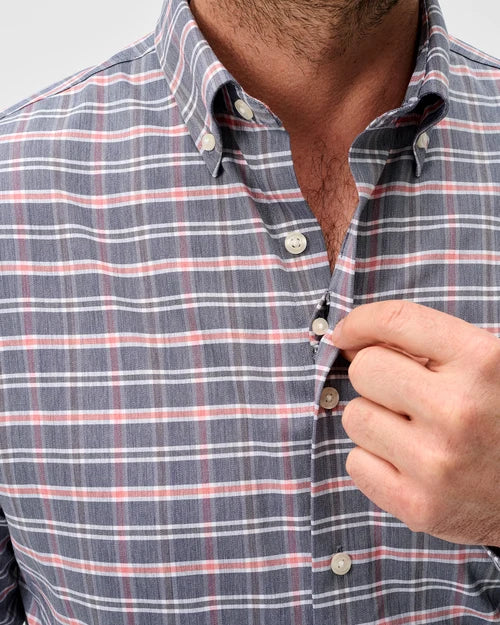 Johnnie-O Everyday Performance Button Down Shirt (Basswood Plaid)