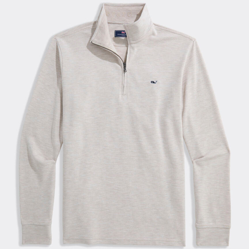 Vineyard Vines Saltwater Quarter-Zip (Tidal Sand)