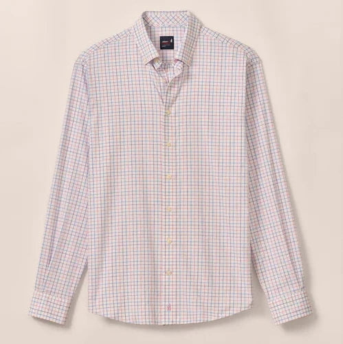 Johnnie-O Everyday Performance Button Down Shirt (Paddock Porto Pink)