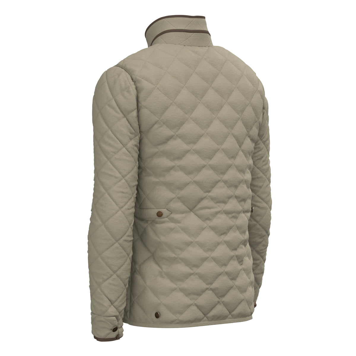 Local Boy Diamond Quilted Jacket (Beige)