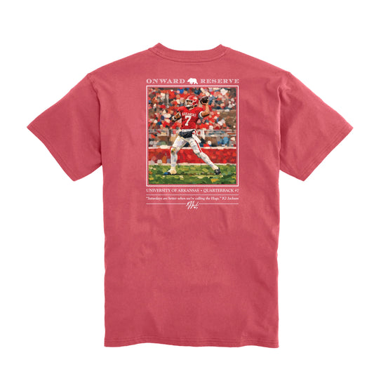 Onward Reserve Arkansas KJ Jackson Tee (Washed Red)