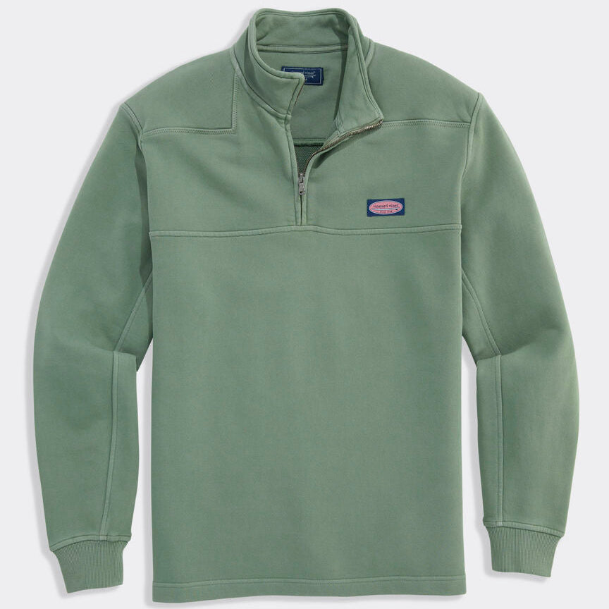 Vineyard Vines Surf Terry Shep Shirt (Olive Dusk)