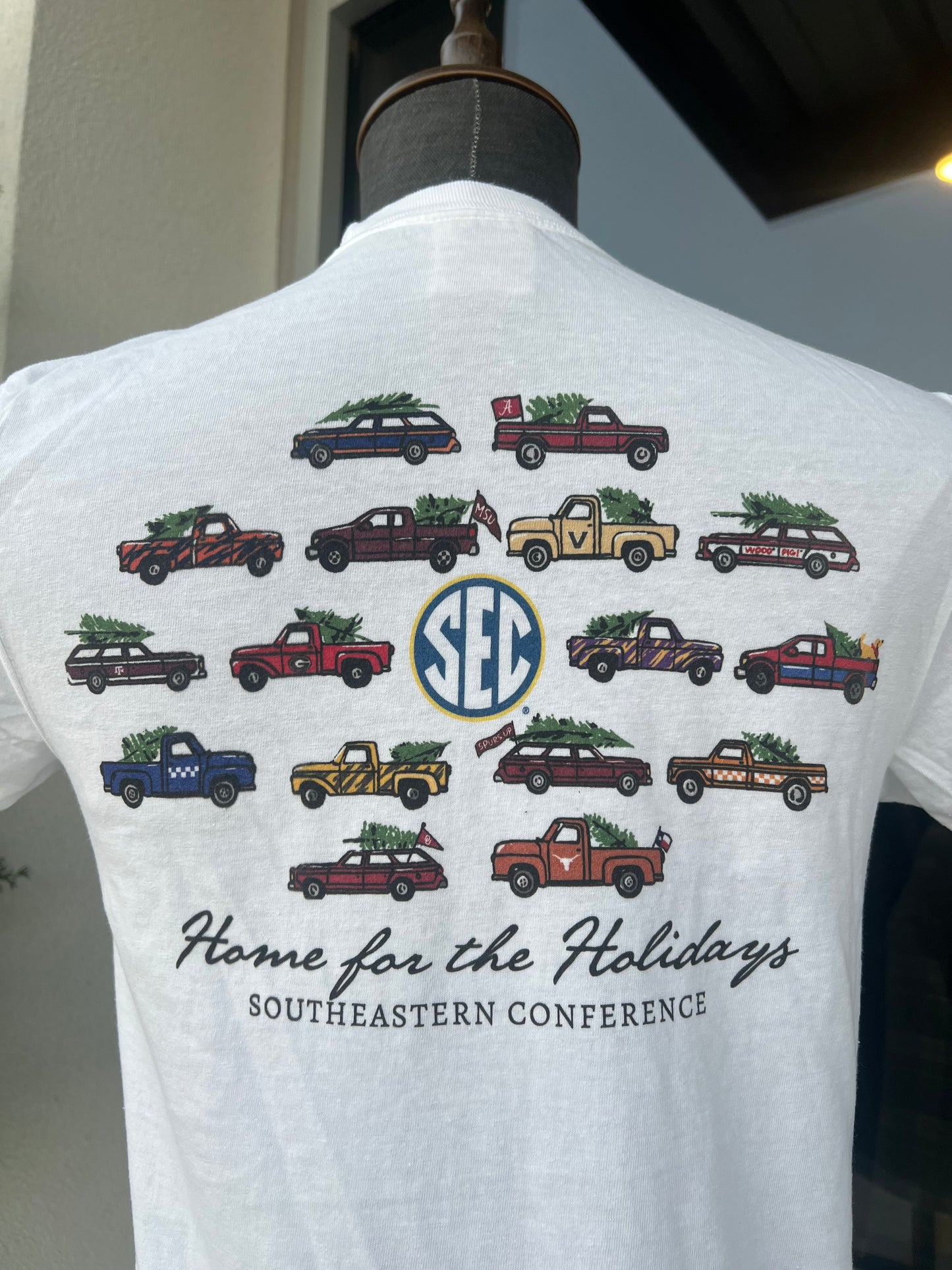SEC Holiday Season SS T-Shirt (White)