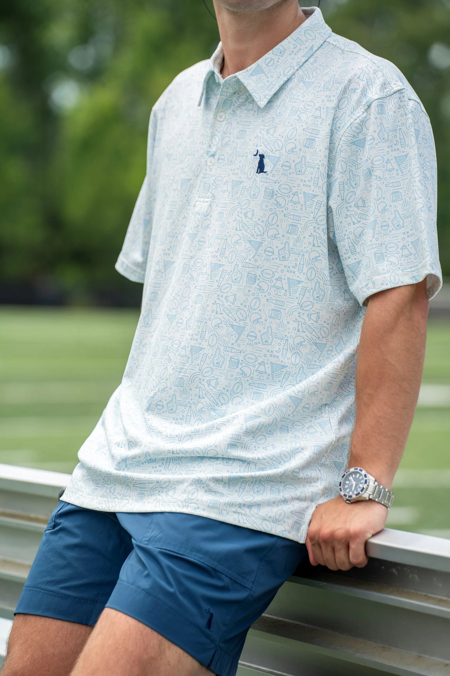 Local Boy Dirty Myrtle Polo- Collegiate Gameday Polo (NC)