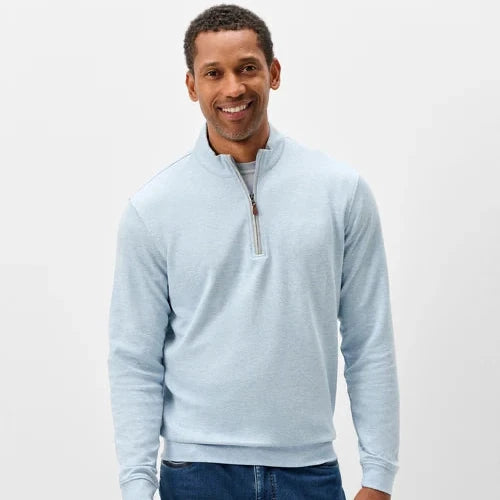 Johnnie-O Sully Quarter-Zip Pullover (Breeze)