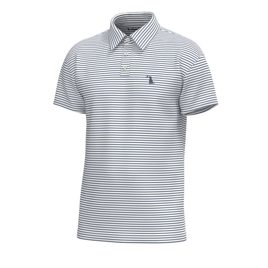 Local Boy Edisto Polo (Dark Slate/White)