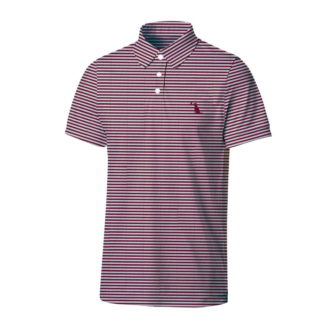 Local Boy Palms Polo (Maroon/Light Gray)- A&M/MS State