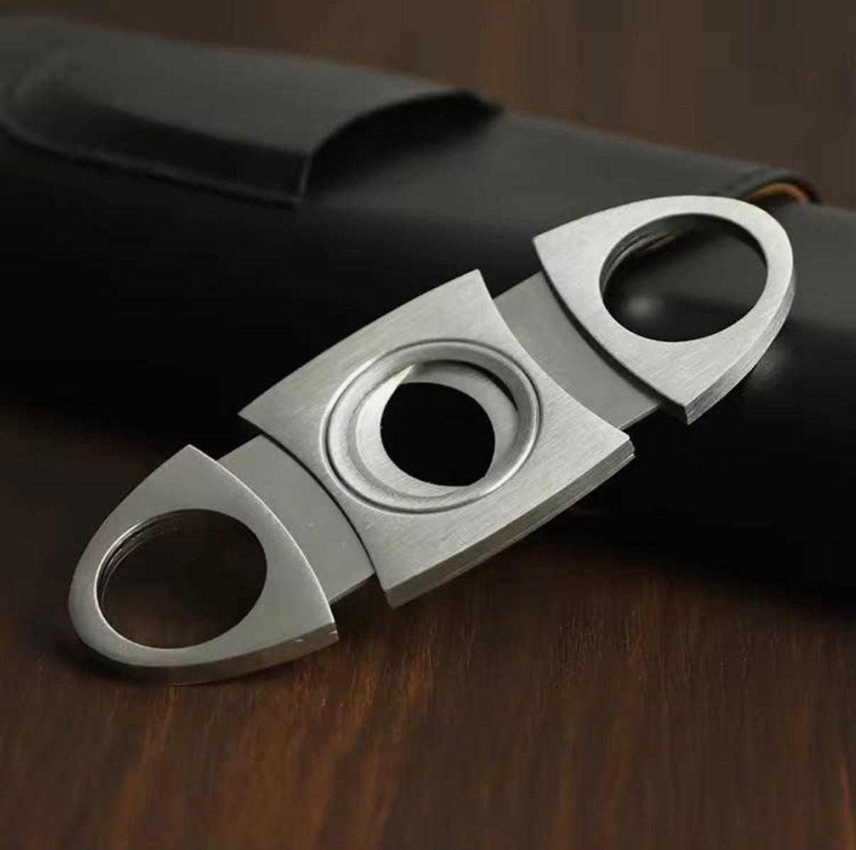 Leather Cigar Case (Black)