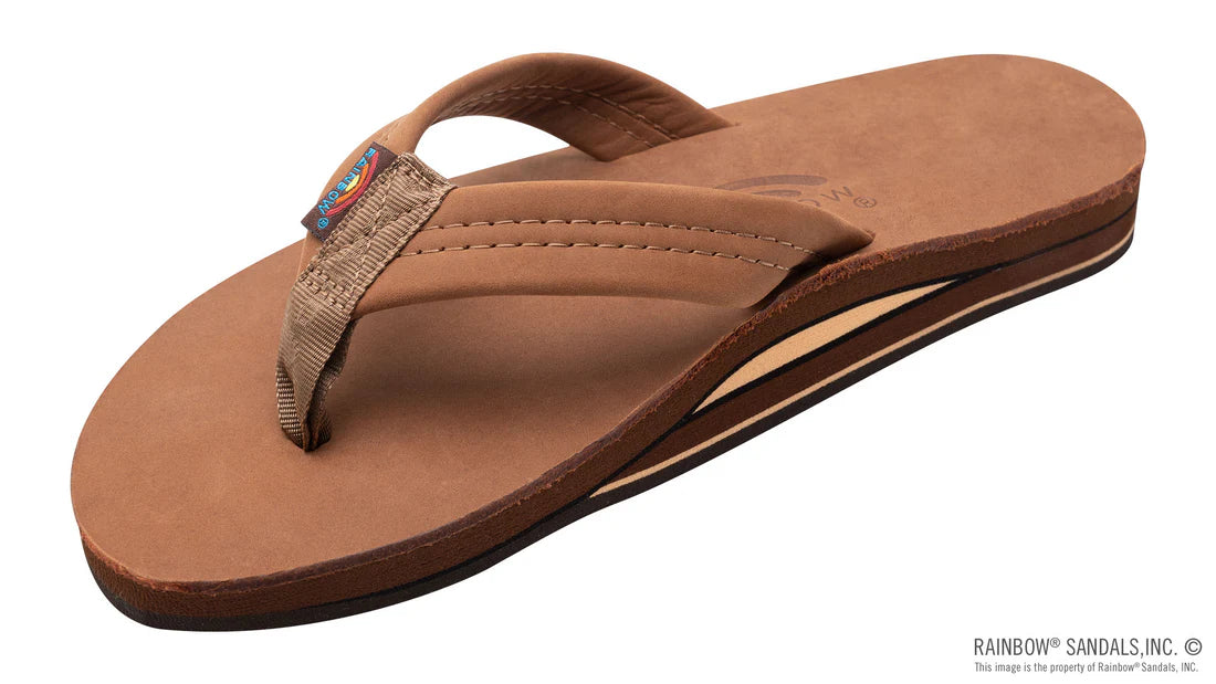 Rainbow Sandals Premier Leather Redwood DOUBLE layer