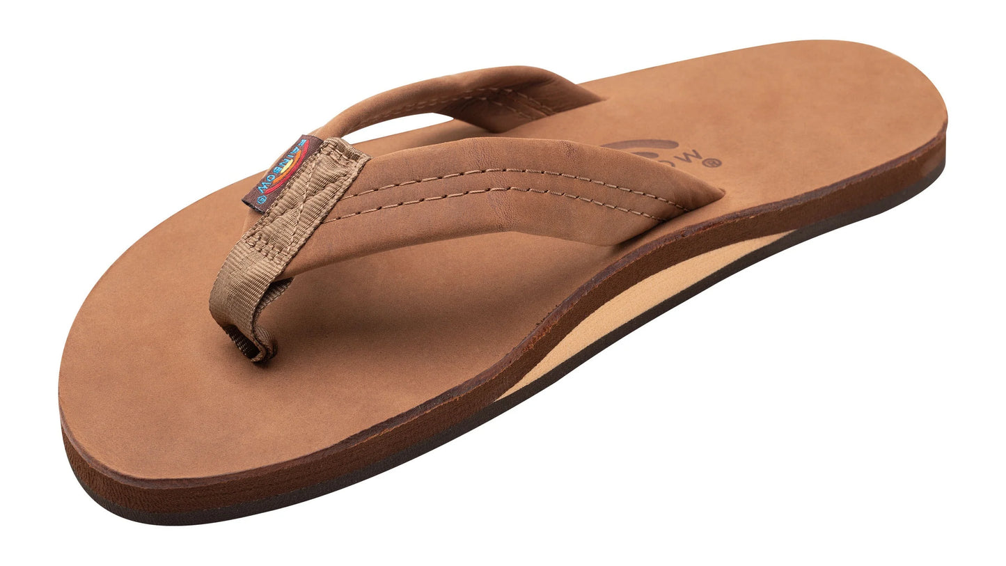 Rainbow Sandals Premier Leather Redwood Single layer