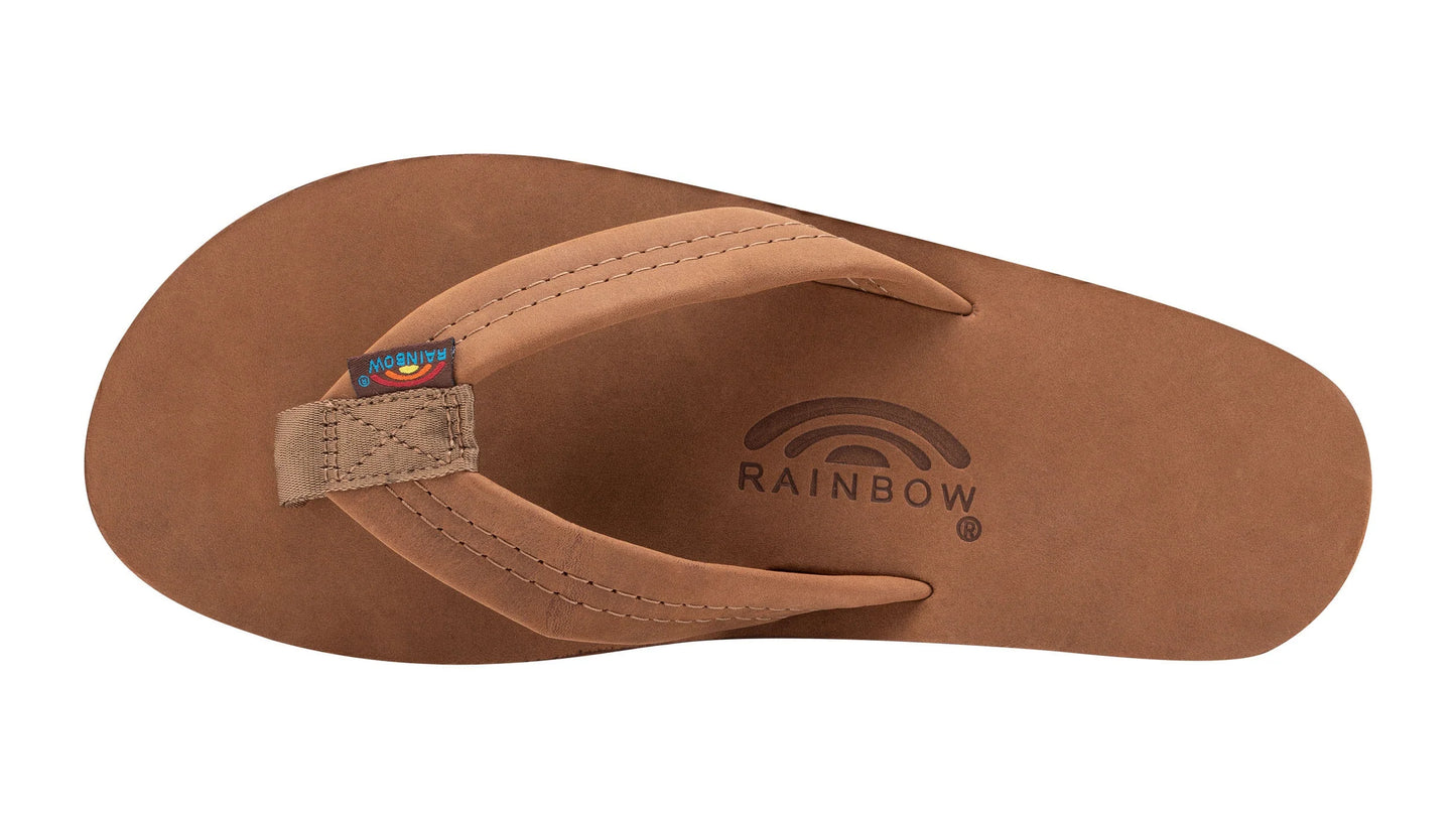 Rainbow Sandals Premier Leather Redwood Single layer