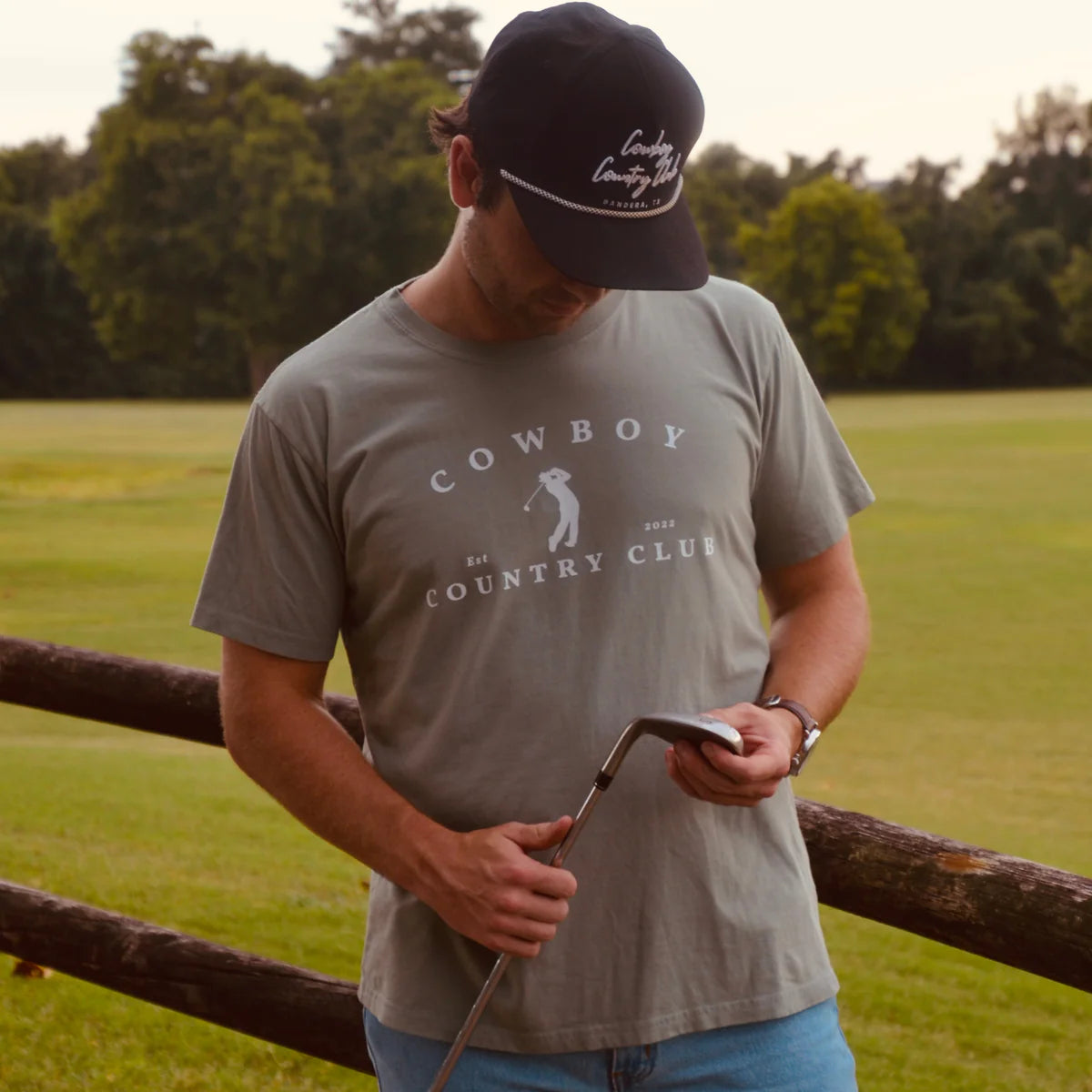 Cowboy Country Club - Golfer Logo Tee (Bay)