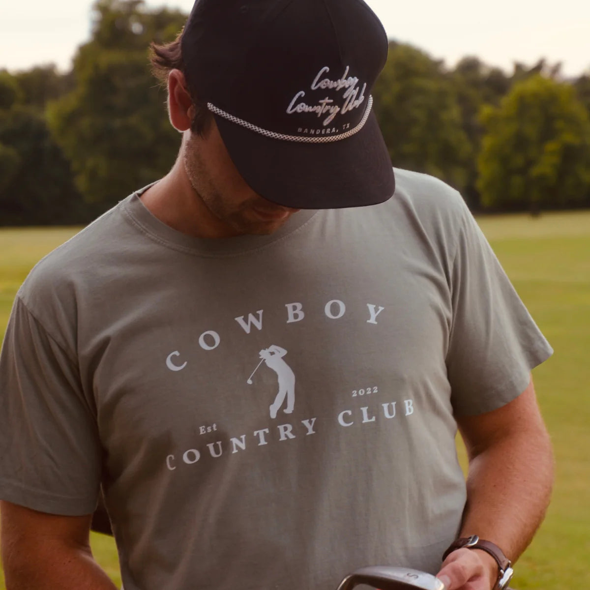 Cowboy Country Club - Golfer Logo Tee (Bay)
