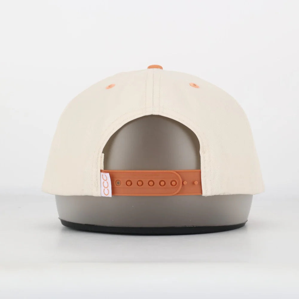Cowboy Country Club Two Tone Golfer Hat (Orange)