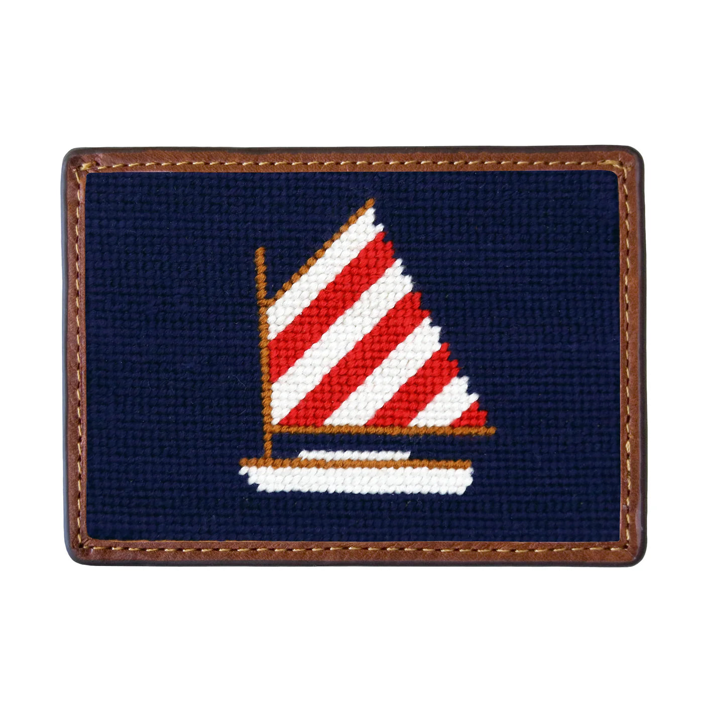 Smathers & Branson Rainbow Fleet Card Wallet (Dark Navy)