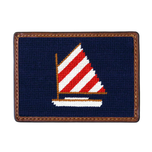 Smathers & Branson Rainbow Fleet Card Wallet (Dark Navy)