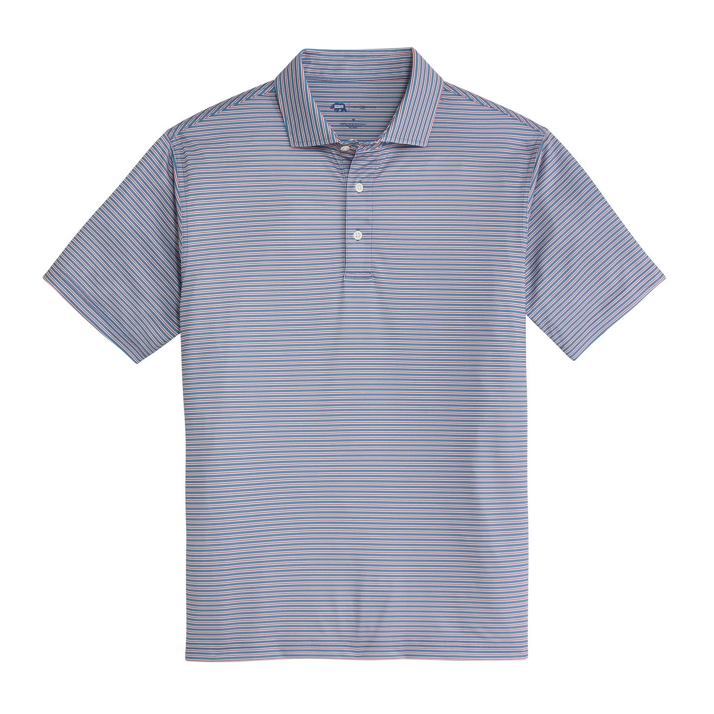 Onward Reserve Trophy Stripe Performance Pique Polo (Captains Blue)