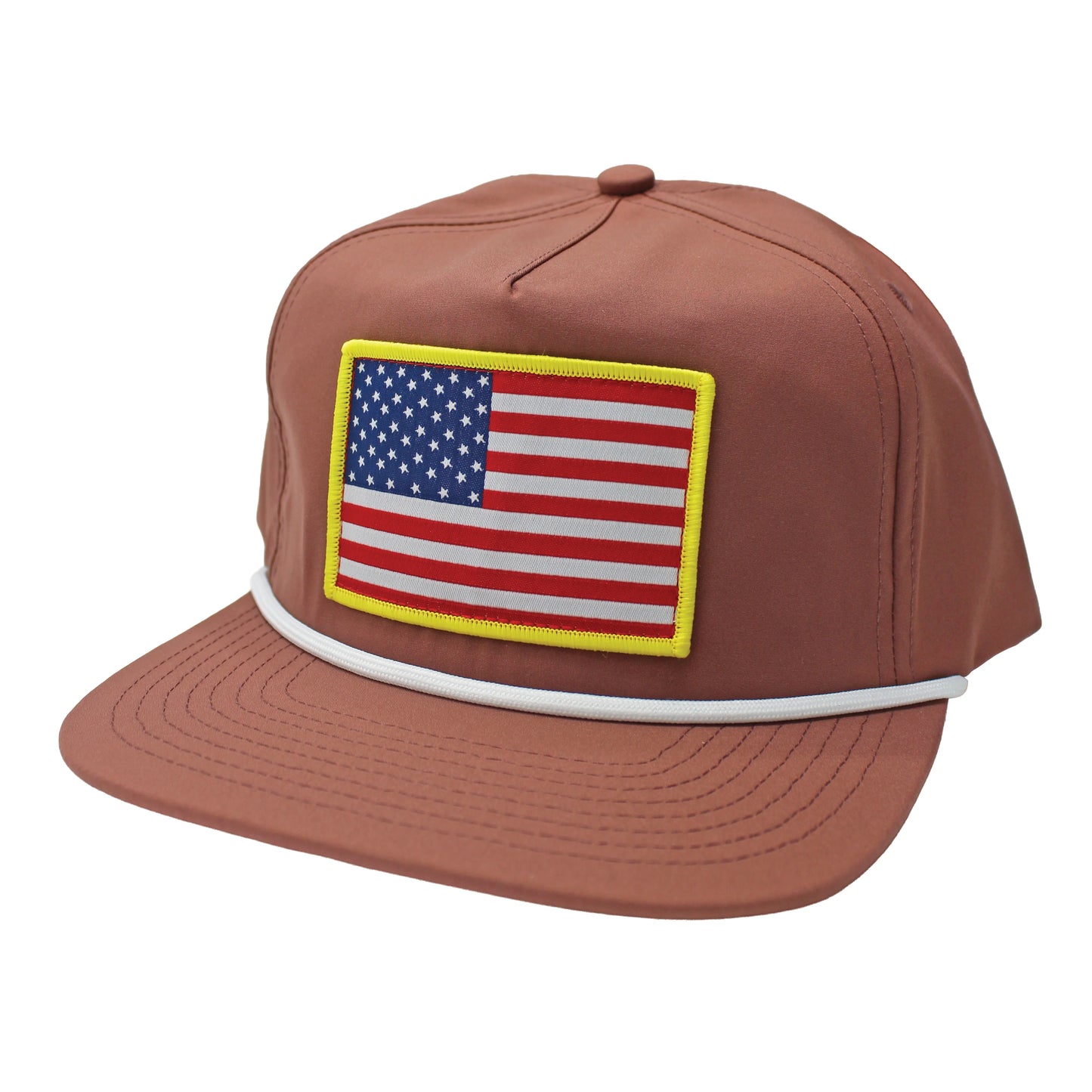 Local Boy Patriotic Patch LP Rope Hat (Brick)