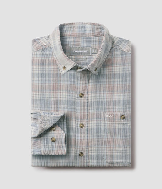 Braxton Lightweight Cord Flannel- Plainsman
