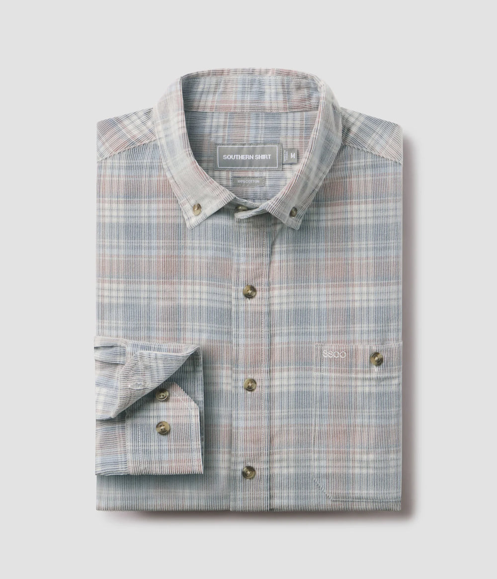 Braxton Lightweight Cord Flannel- Plainsman