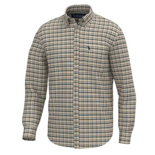 Local Boy Scott Dress Shirt (Sand/Rust/Navy)