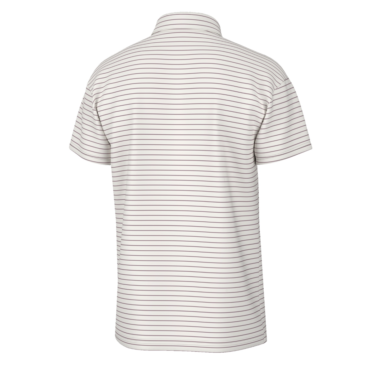 SouthernPoint Co. Horizon Stripe Performance Polo (White/Elderberry)