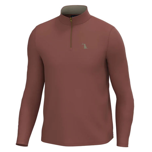 Local Boy Bentley Quarter-Zip (Mahogany)