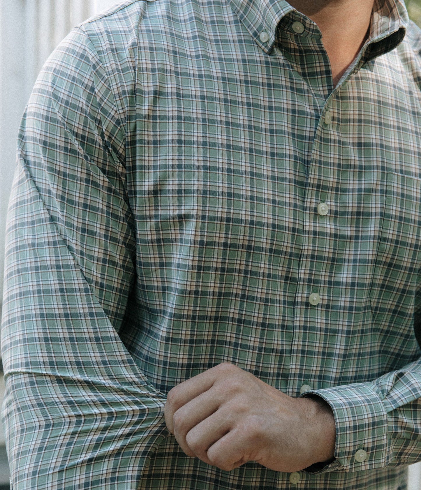 Hawthrone Plaid LS - Mallard