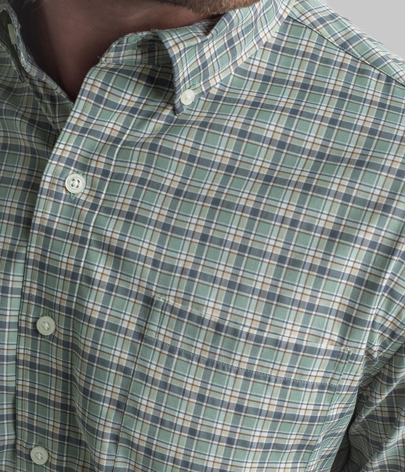 Hawthrone Plaid LS - Mallard