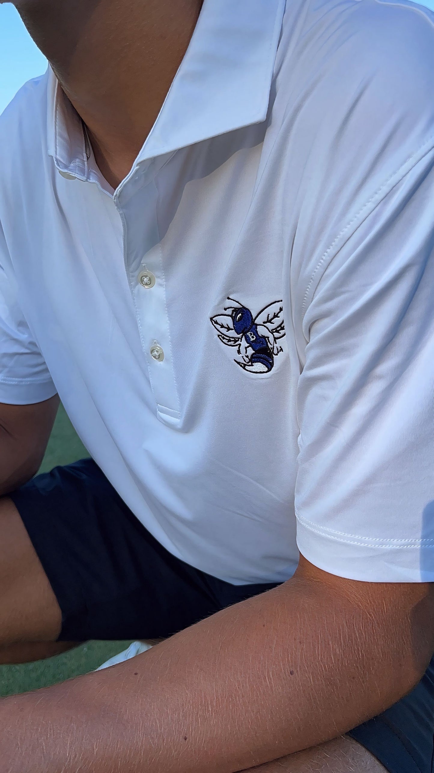 Johnnie-O Bryant Huron Polo (White)