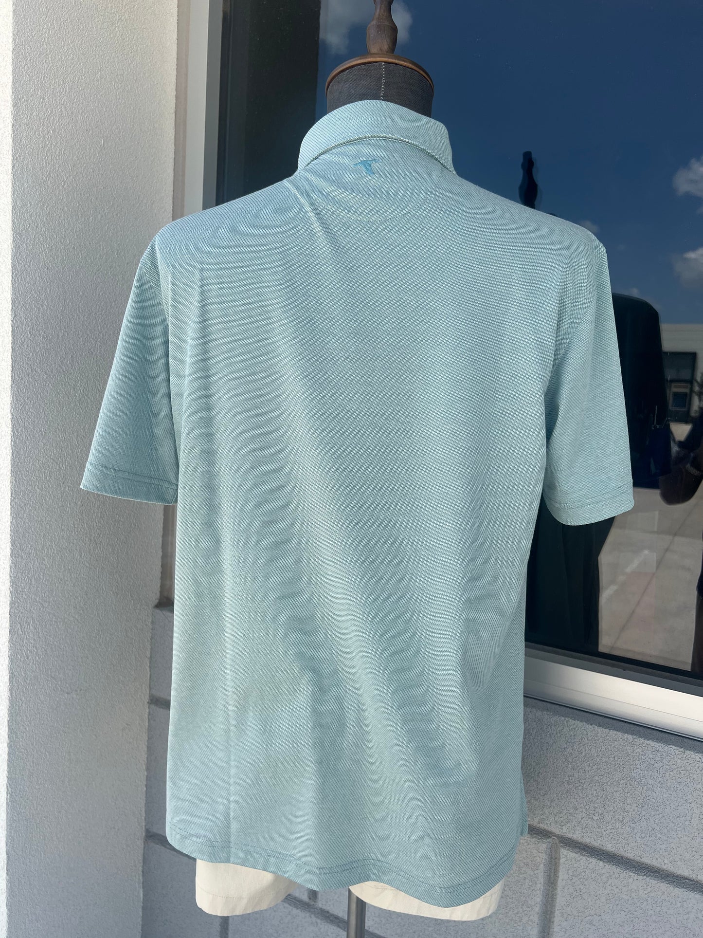 GenTeal Scales Texture Polo- Trellis