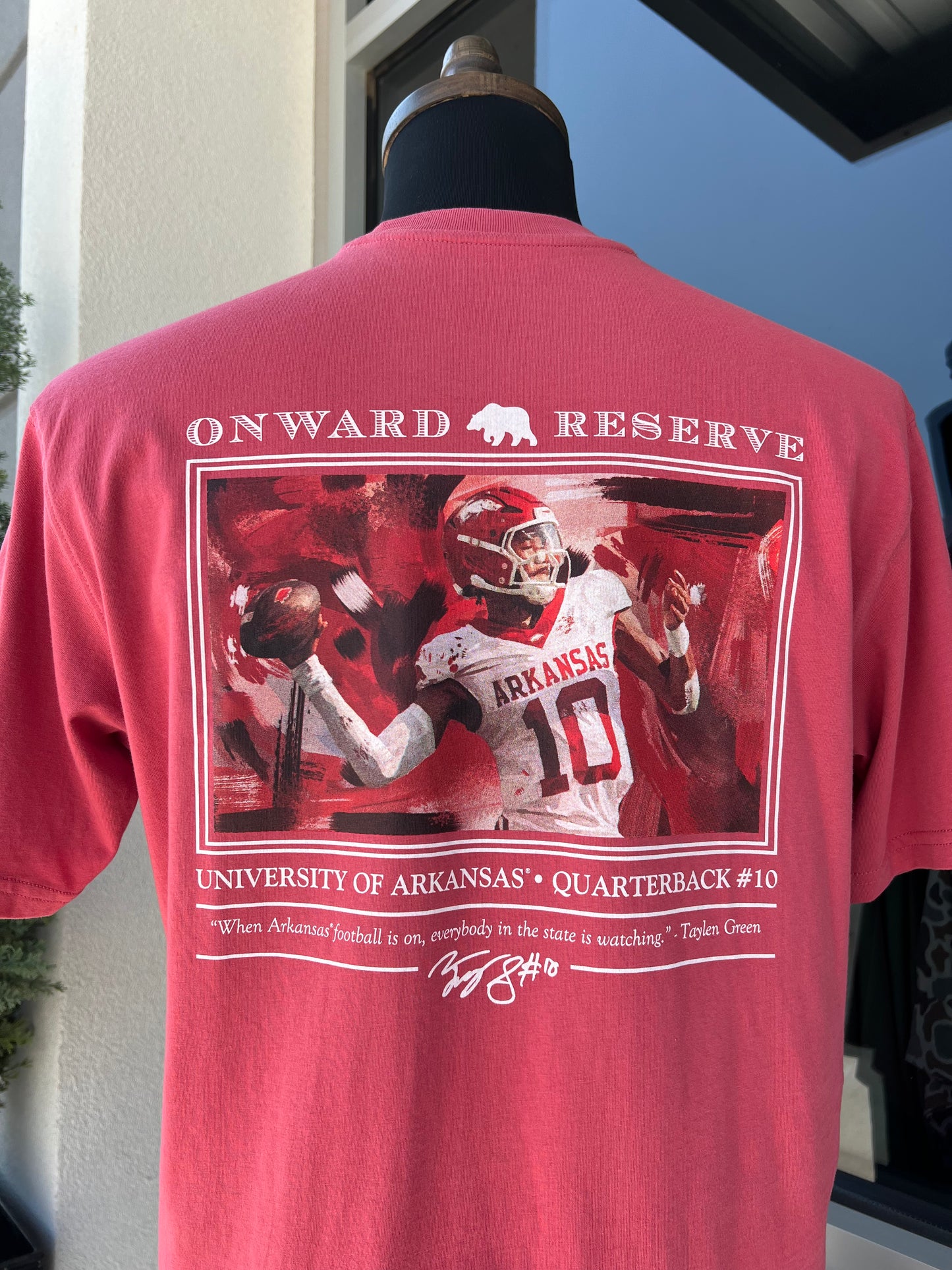 Onward Reserve Taylen Green Tee (Washed Red)