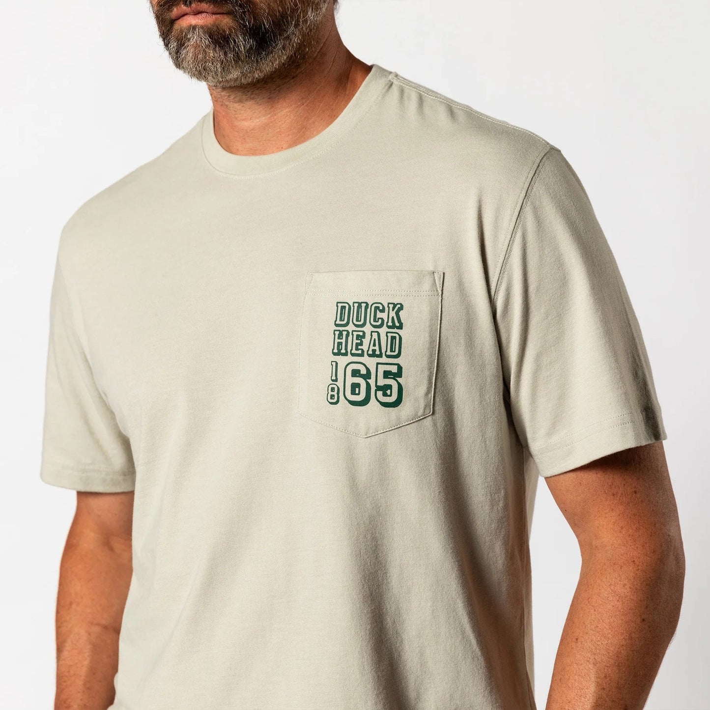 Duck Head Gold School Short Sleeve T-Shirt (Sandstone Heather)