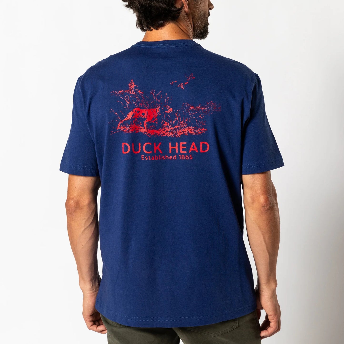 Duck Head Field Tested Short Sleeve T-Shirt (Beacon Blue)