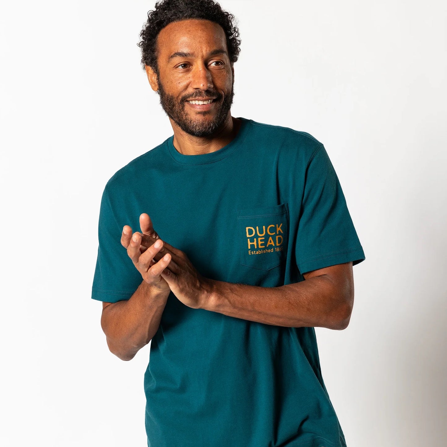 Duck Head Field Tested Short Sleeve T-Shirt (Emerald Green)