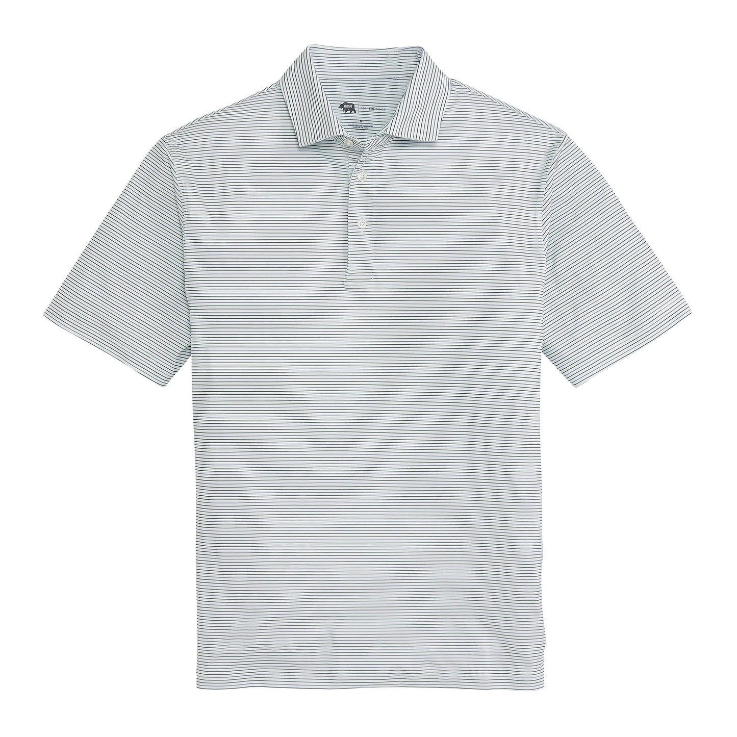 Onward Reserve Driver Stripe Performance Polo - Mallard Green