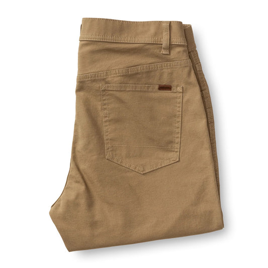 Duck Head Classic Fit Pinpoint Canvas Five-Pocket (Weathered Oak)