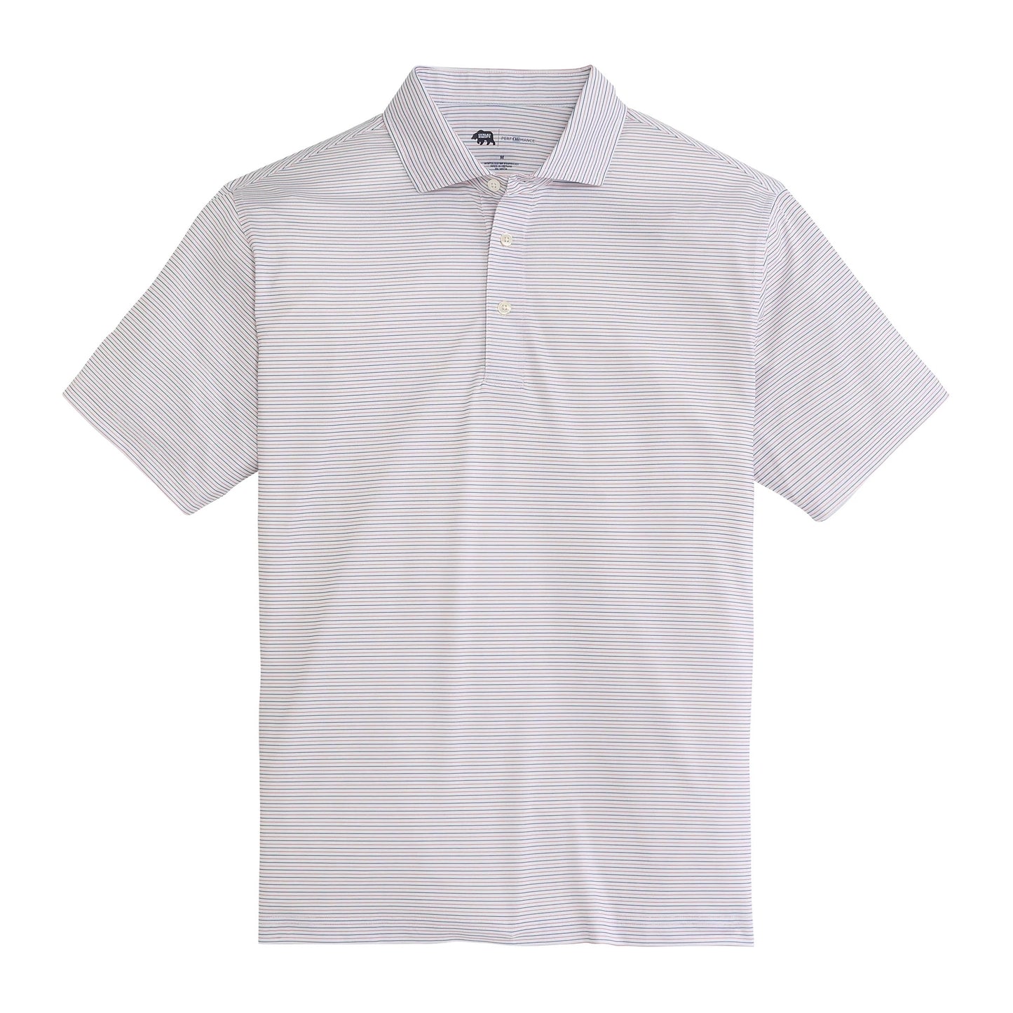 Onward Reserve Tour Stripe Performance Pique Polo - Ensign Blue