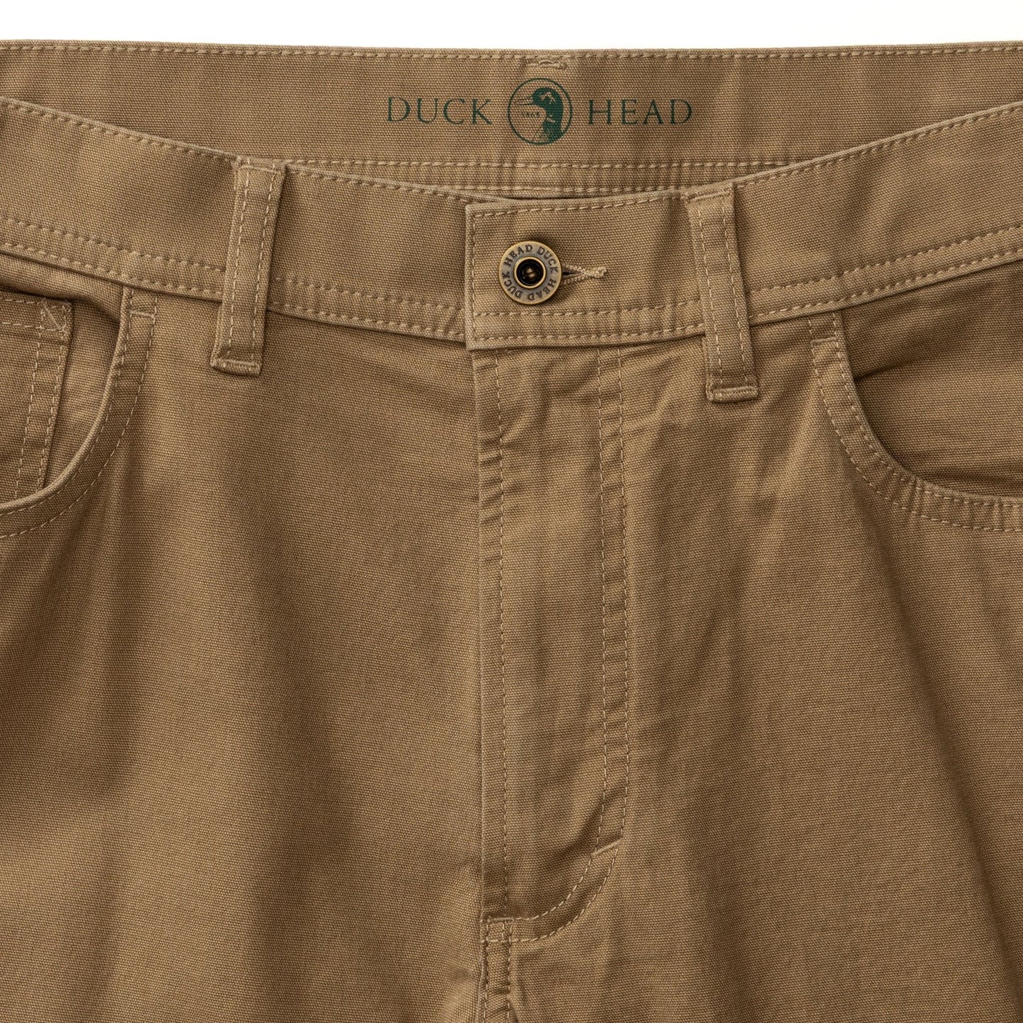 Duck Head Classic Fit Pinpoint Canvas Five-Pocket (Weathered Oak)