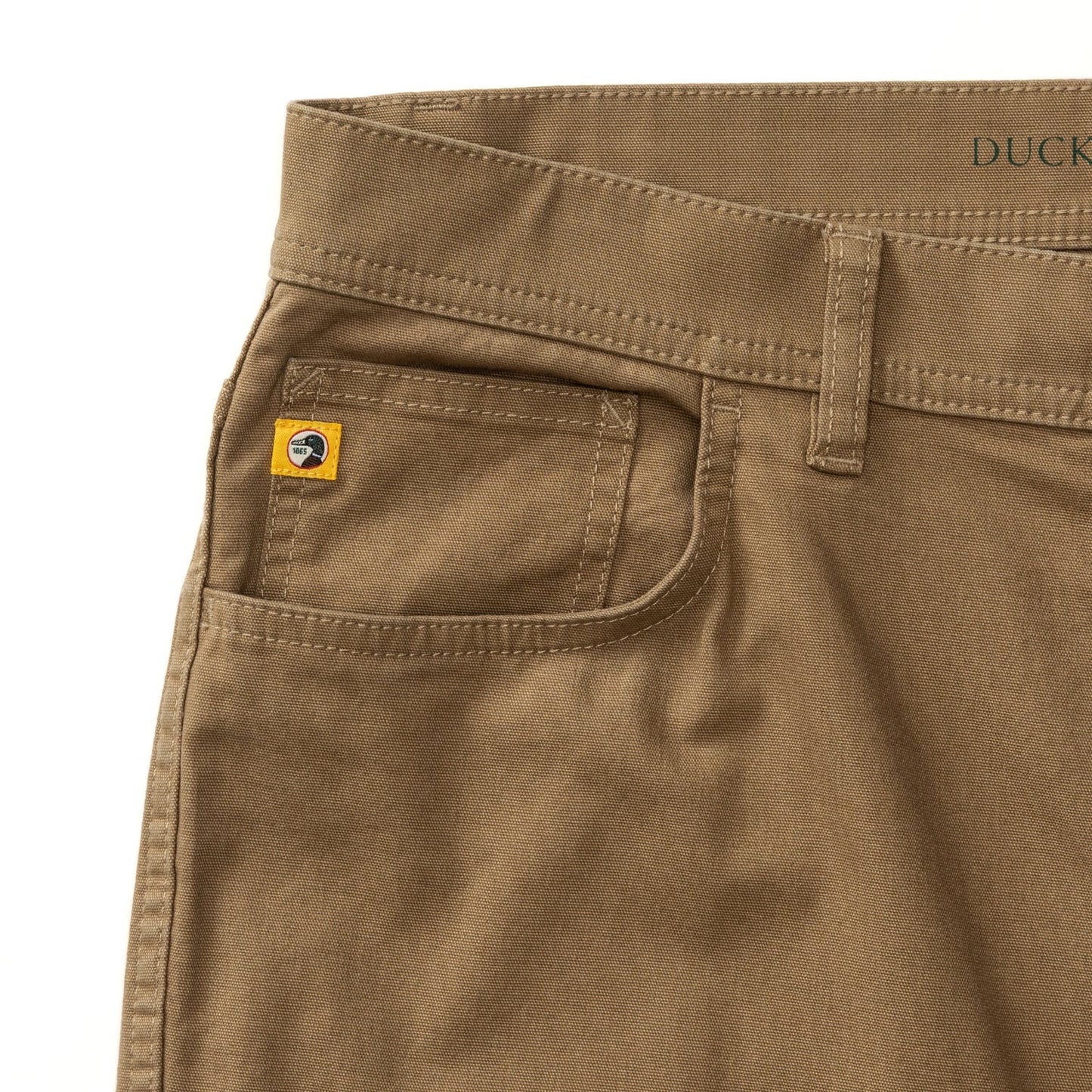 Duck Head Classic Fit Pinpoint Canvas Five-Pocket (Weathered Oak)
