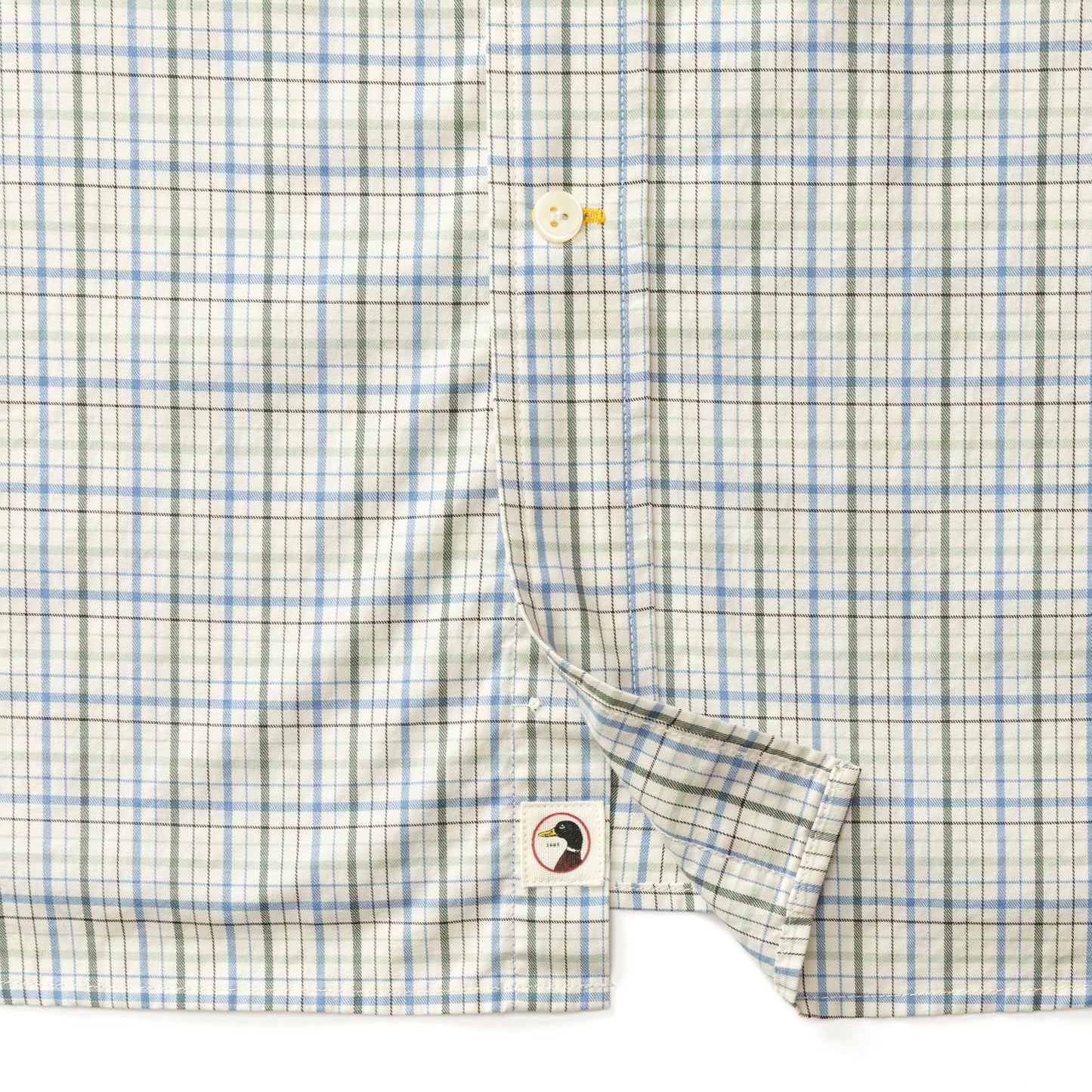 Duck Head Cotton Twill Sport Shirt- Cooper (Lake Blue)