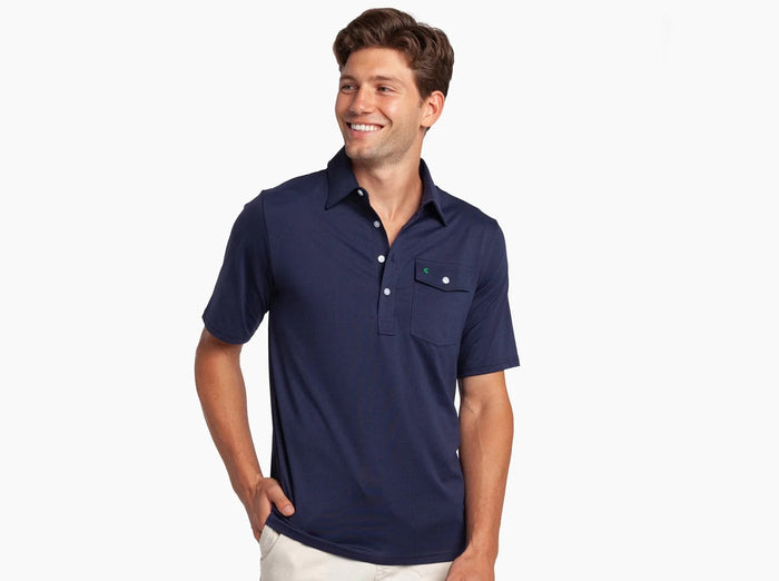Criquet Performance Players Shirt -Nassau Navy