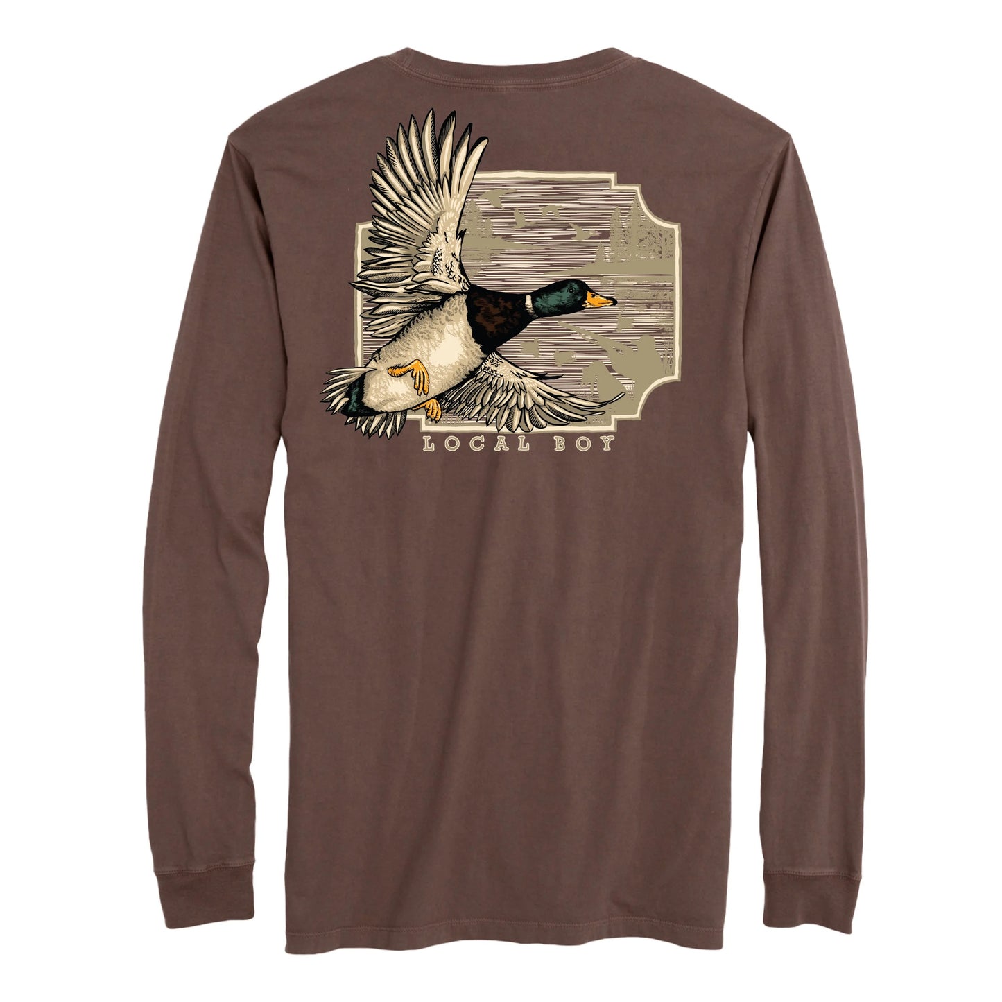 Local Boy Greenhead Flight LS Tee (Espresso)