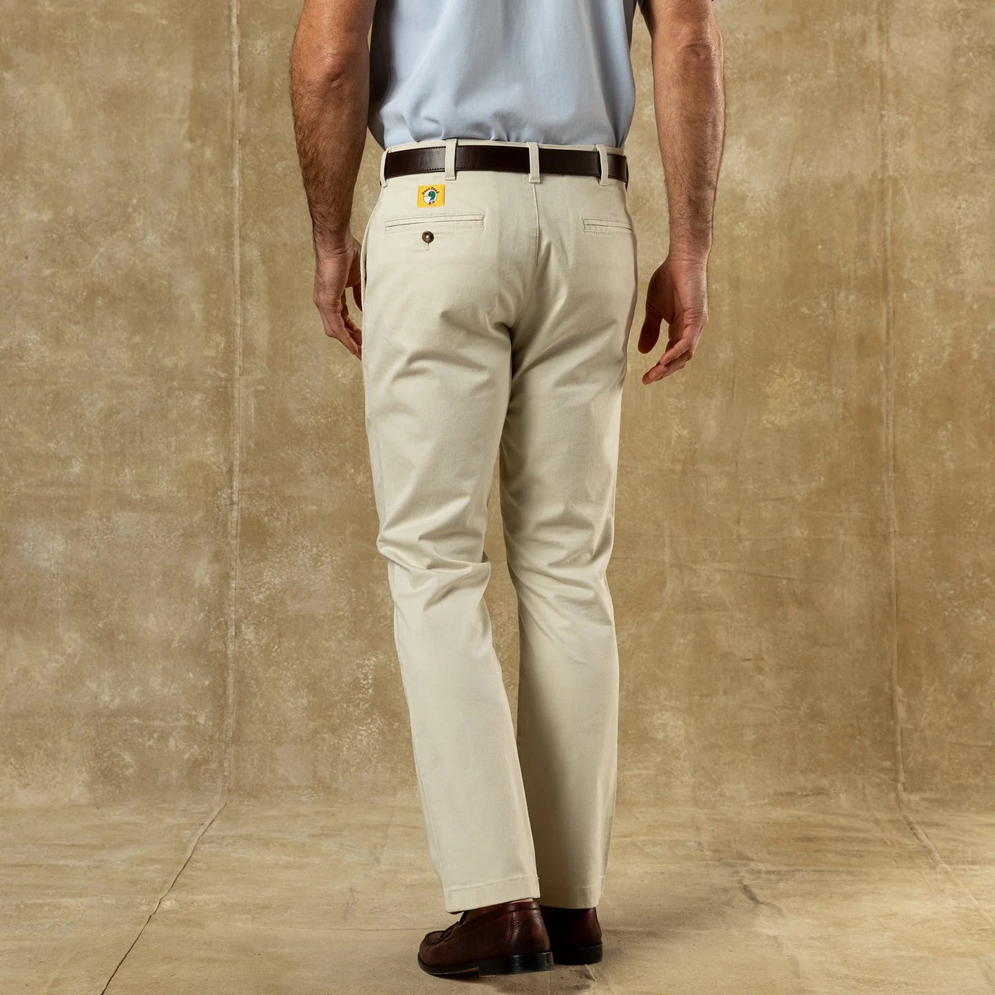Duck Head Classic Fit Gold School Chino - Stone (Gold Patch)